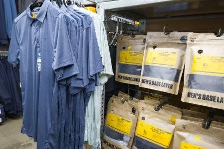 Clothing selection at Gateway Farm & Pet