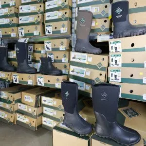 Mud and stable boots at Gateway Farm & Pet