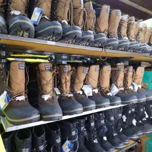 Winter boots at Gateway Farm & Pet